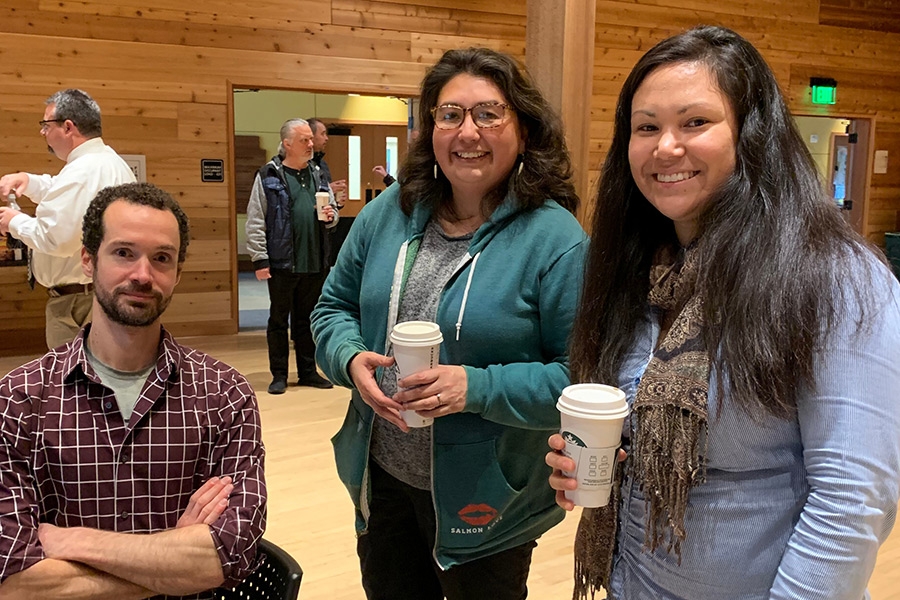 CEIGR partners Brian Woodbury, Vanessa Hiratsuka and Julie Beans attend a consortium meeting in Seattle, WA. 