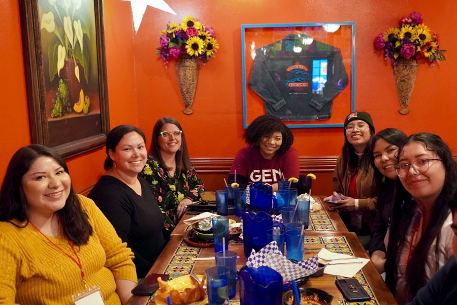 GEN Program and partners gather for lunch in SLC, April 2022.