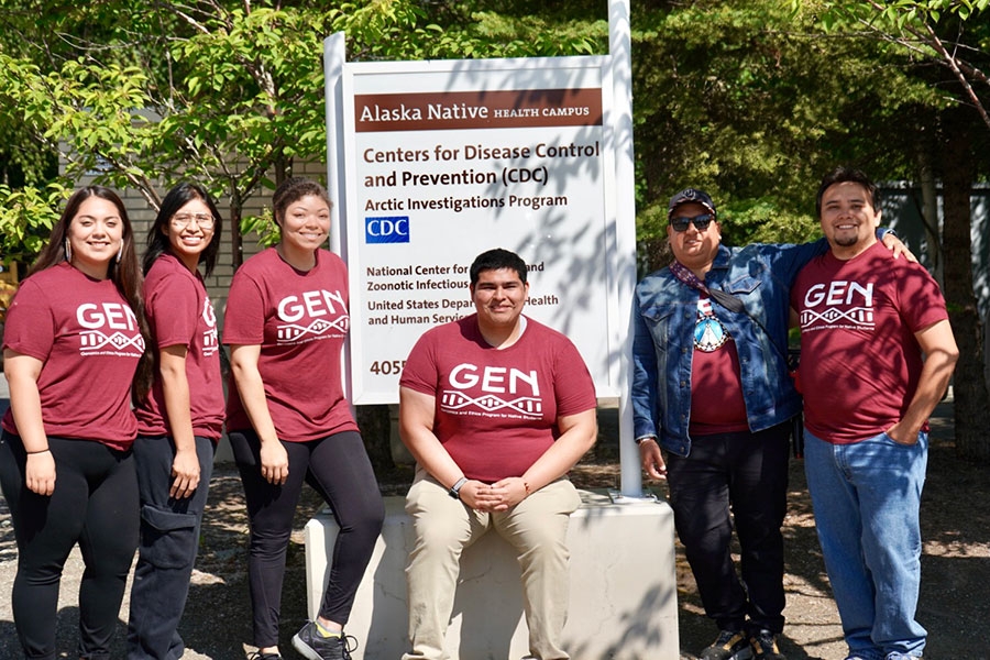GEN Program visiting the Alaska Area Specimen Bank in Anchorage, AK. May 2022.