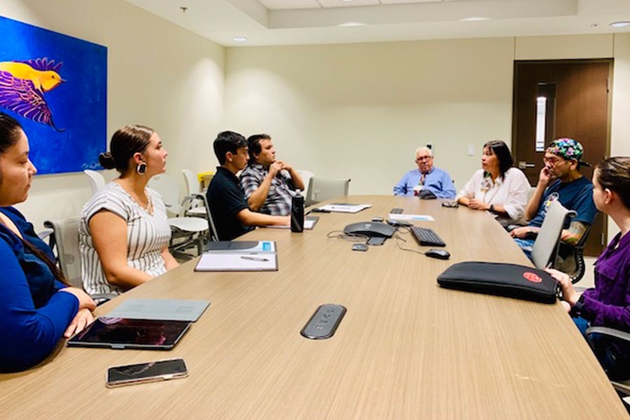 GEN fellows receive training from research partners at the Chickasaw Nation.