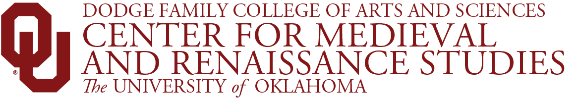 Interlocking O U, Dodge Family College of Arts and Sciences, Center for Medieval and Renaissance Studies, The University of Oklahoma website wordmark.