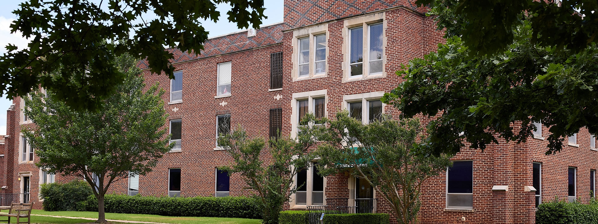 An exterior view of Robertson Hall.