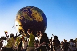 Globe Ball and Crowd