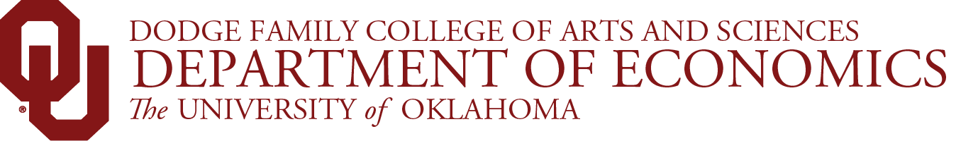 OU Dodge Family College of Arts and Sciences, Department of Economics, The University of Oklahoma wordmark