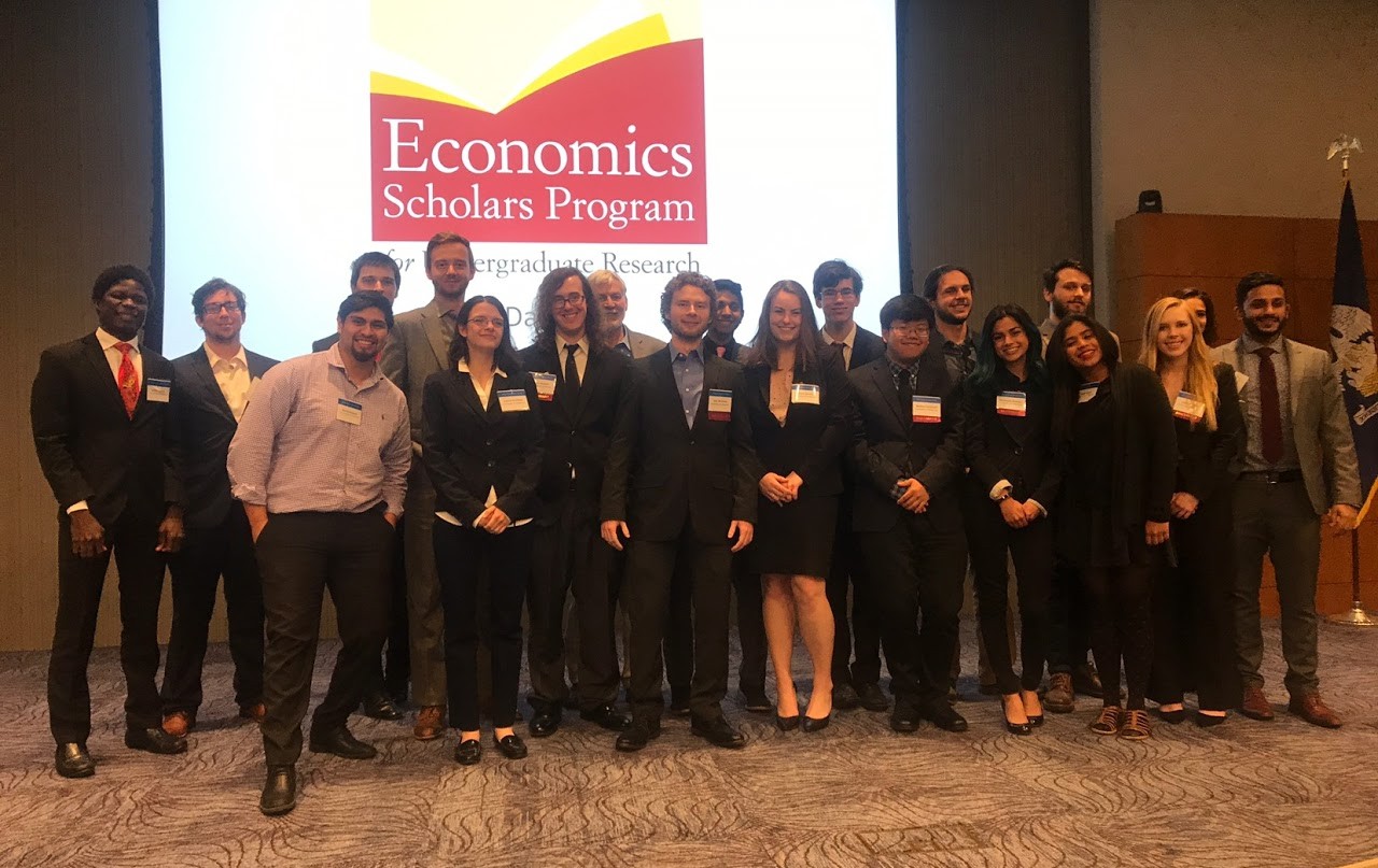 Group of Students at the economics scholars program