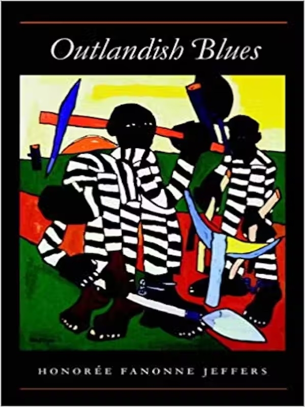 Outlandish Blues book cover. Written by Honorée Fanonne Jeffers.