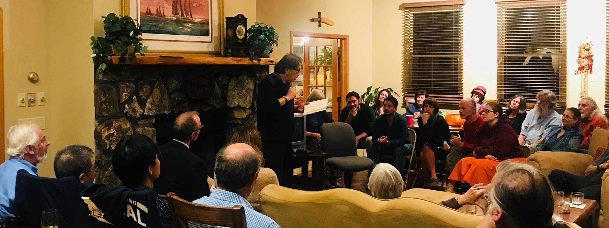 A poetry reading for the US-China Poetics Dialog in Eureka Springs, Arkansas.