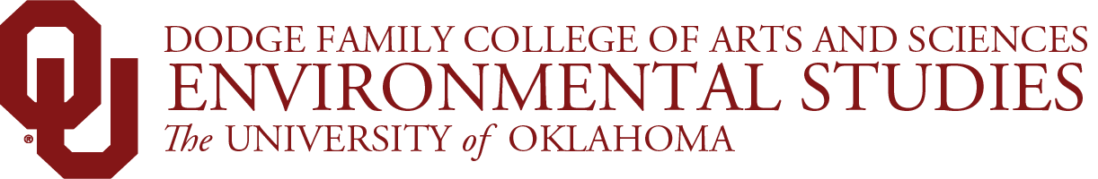 Dodge Family College of Arts and Sciences, Environmental Studies, The University of Oklahoma website wordmark