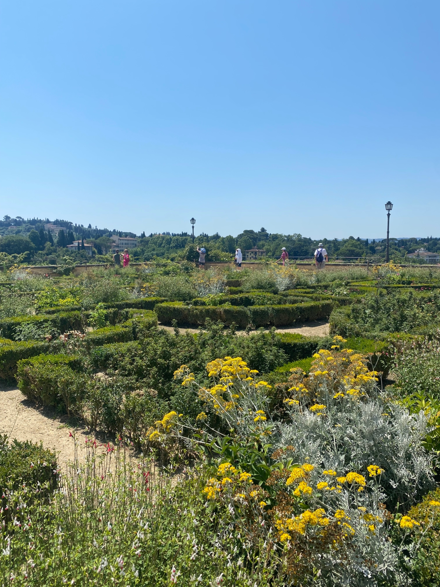 Gardens in Florence, Italy