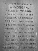 William Morgan Headstone