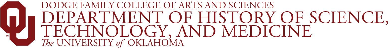 OU Dodge Family College of Arts and Sciences, Department of History of Science, Technology, and Medicine, The University of Oklahoma wordmark