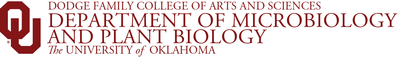 OU Dodge Family College of Arts and Sciences, Department of Microbiology, The University of Oklahoma wordmark