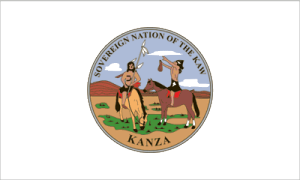 Kaw Nation tribal flag