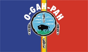 Quapaw Tribe of Oklahoma tribal flag