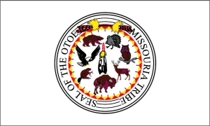 Otoe-Missouria Tribe of Indians tribal flag