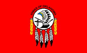 Iowa Tribe of Oklahoma tribal flag