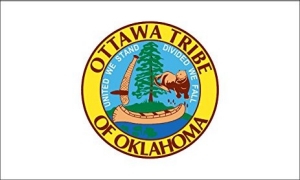 Ottawa Tribe of Oklahoma tribal flag