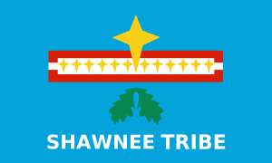 Shawnee Tribe of Oklahoma tribal flag