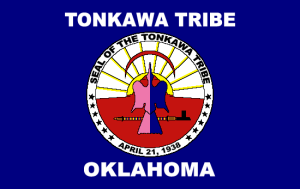 Tonkawa Tribe of Oklahoma tribal flag
