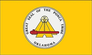 Ponca Tribe of Oklahoma tribal flag