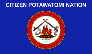 Citizen Potawatomi Nation tribal flag