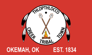 Thlopthlocco Tribal Town flag