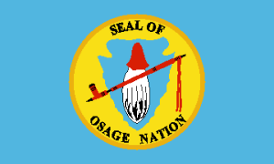 Osage Nation of Oklahoma tribal flag