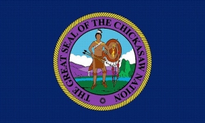 Chickasaw Nation tribal flag