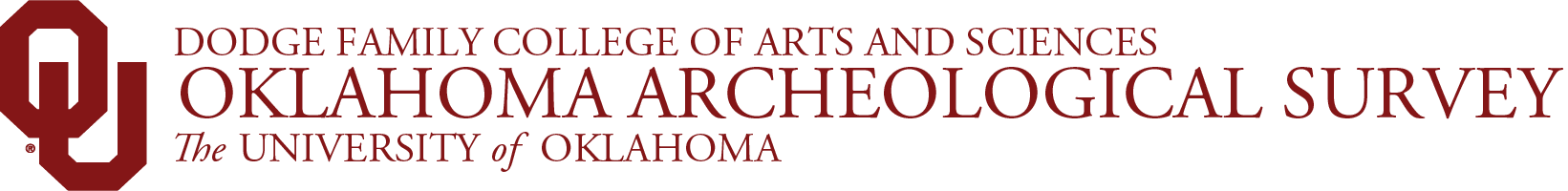 Interlocking O U, Dodge Family College of Arts and Sciences, Oklahoma Archeological Survey, The University of Oklahoma website wordmark.
