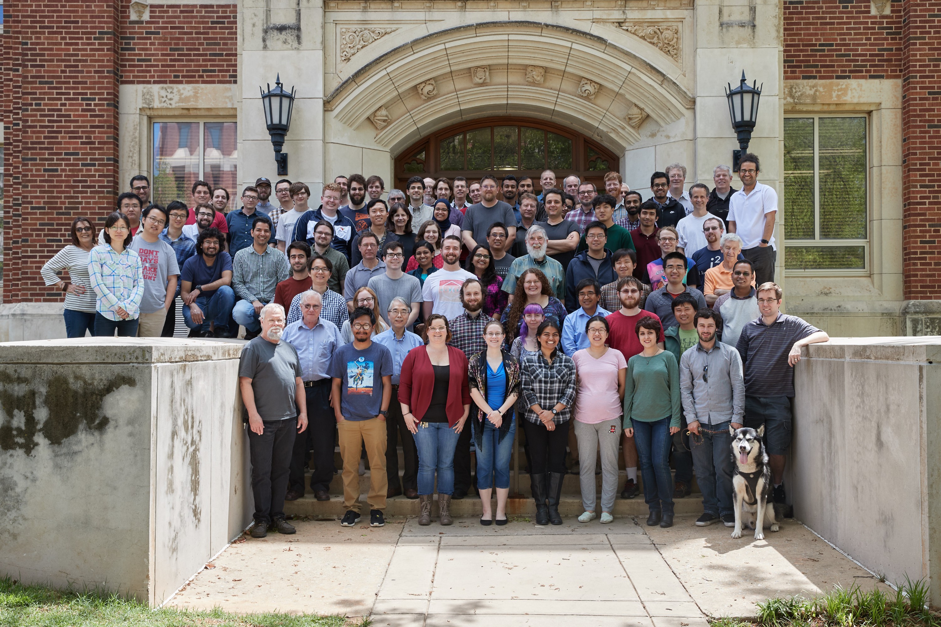 department photo outside Nielsen Hall