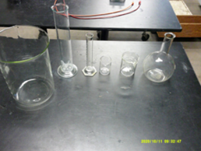Glassware of different types