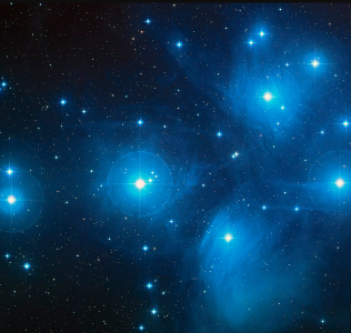An image of the Pleiades.