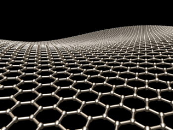 Graphene ripples in two dimensional carbon.