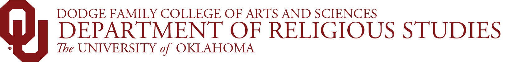 Interlocking O U, Dodge Family College of Arts and Sciences, Department of Religious Studies, The University of Oklahoma website wordmark.