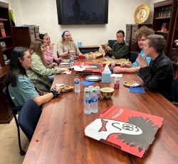 Welcome back, RELS! Help us kick off the academic year with some free Hideaway pizza and good conversation. We will catch up with you all and you can hear about all of the good things that will be happening this year in Religious Studies.  12:30 p.m. Friday, Sept. 1  Robertson Hall 118