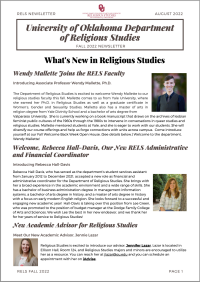 RELS Fall 2022 Front Page