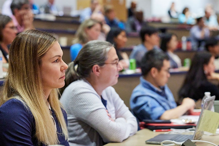 New faculty enjoying panel discussion at NFO 2023