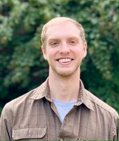 Ben Hartman, brown shirt, outside