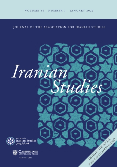 Iranian Studies journal cover
