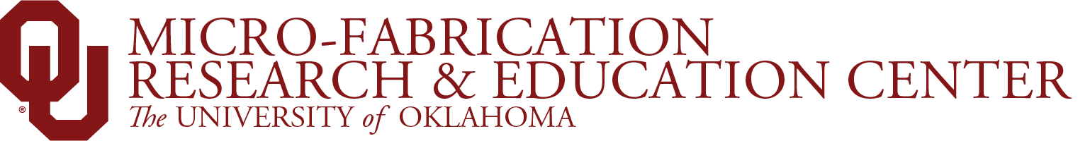 Interlocking OU, Micro-Fabrication Research & Education Center, The University of Oklahoma website wordmark.