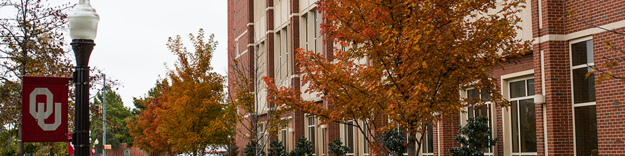 Photo of outside of Felger Hall on the O U campus. 