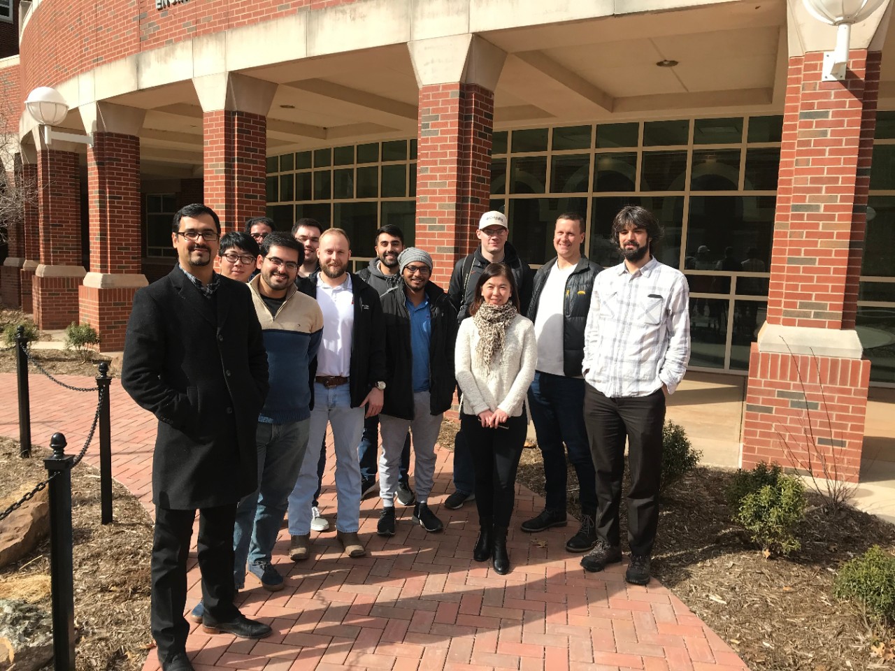 Dr. Song at OSU research labs