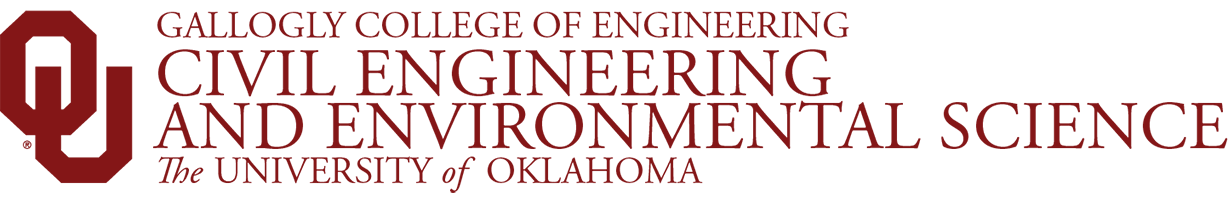 Interlocking O U, Gallogly College of Engineering, Civil Engineering and Environmental Science, The University of Oklahoma website wordmark.
