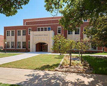 Gallogly Hall on the University of Oklahoma campus.