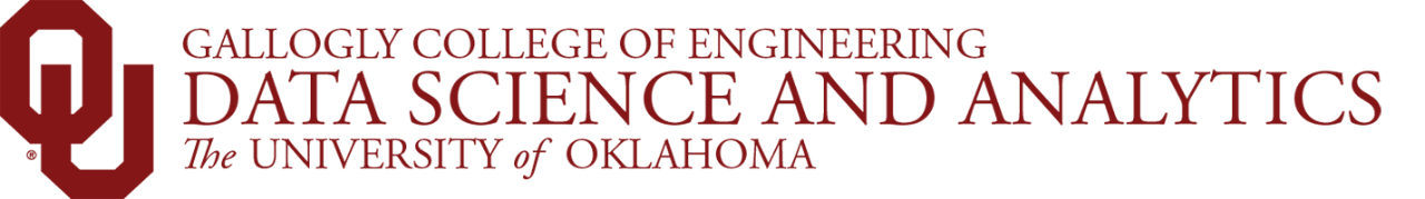 Interlocking O U, Gallogly College of Engineering, Data Science and Analytics, The University of Oklahoma website wordmark.