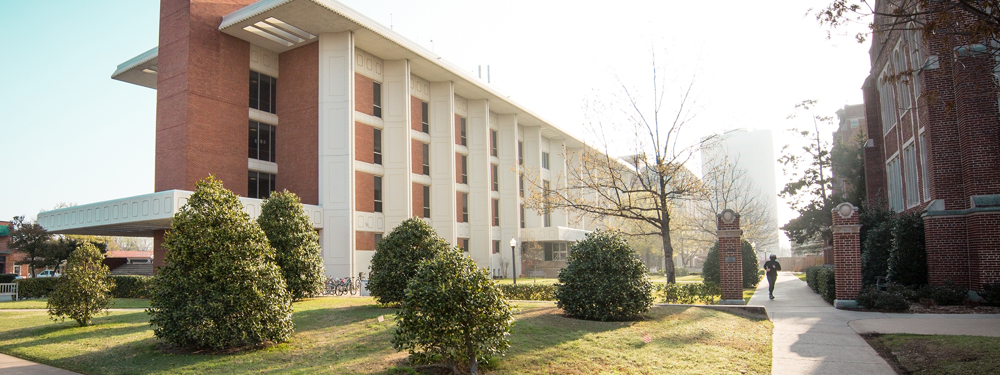 Carson engineering center on a sunny winter morning.