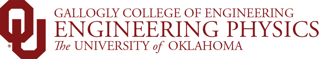 Interlocking O U, Gallogly College of Engineering, Engineering Physics, The University of Oklahoma website wordmark.