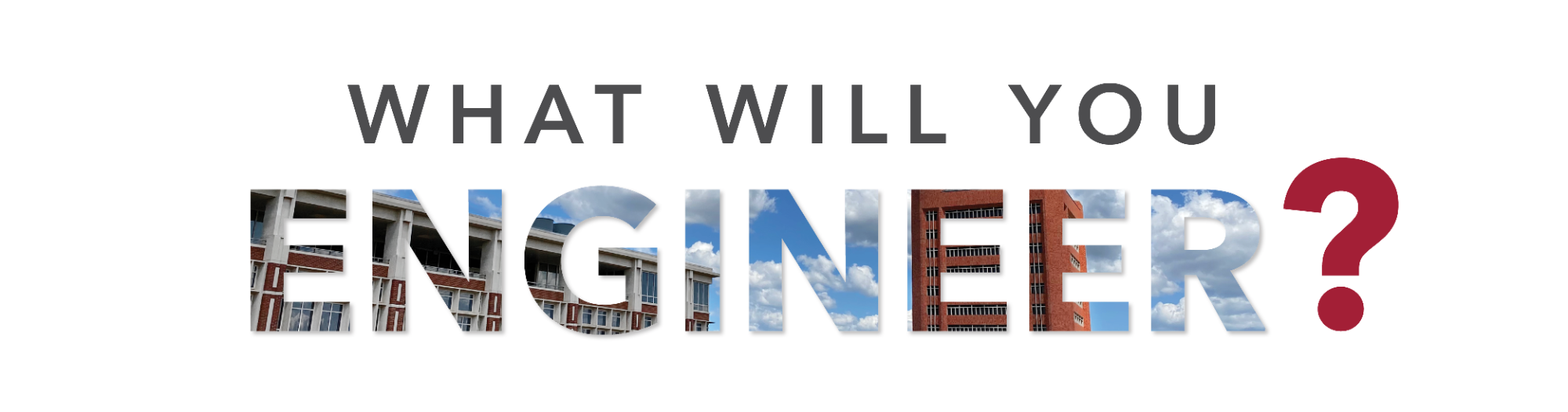 Engineering Open House logo over grassy field. Slogan: Engineering Elevated. Engineers' Week 2024, February 19-23.