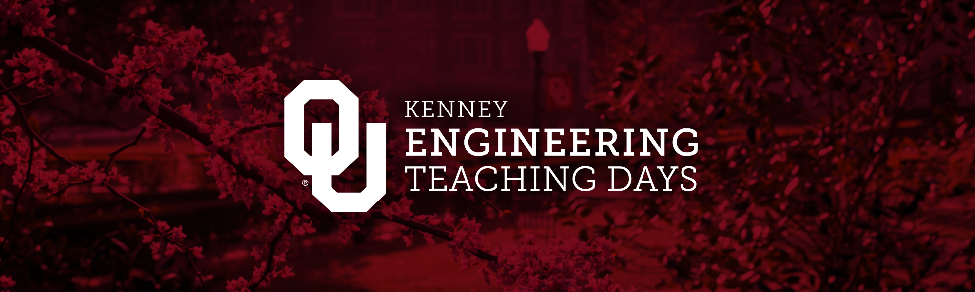 Kenney Engineering Teaching Days Logo over a crimson background