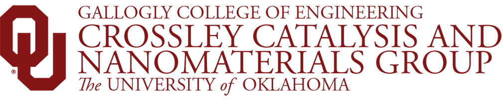 Interlocking O U, Gallogly College of Engineering, Crossley Catalysis and Nanomaterials Group, The University of Oklahoma website wordmark.